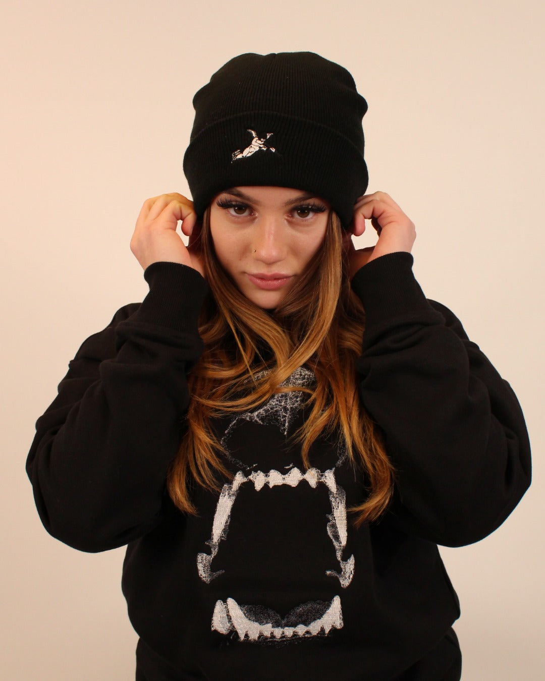 Dirty Two Angel Beanie Long