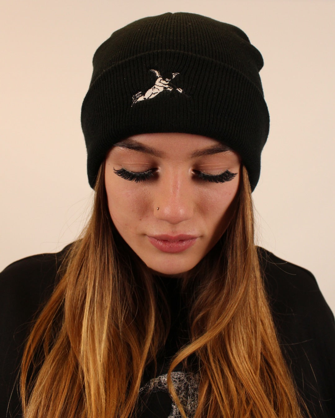 Dirty Two Angel Beanie Long