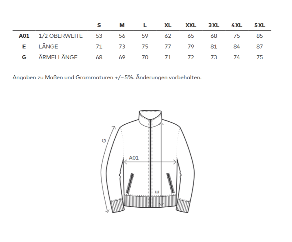 Reiki Men´s Sweatjacket CD5270