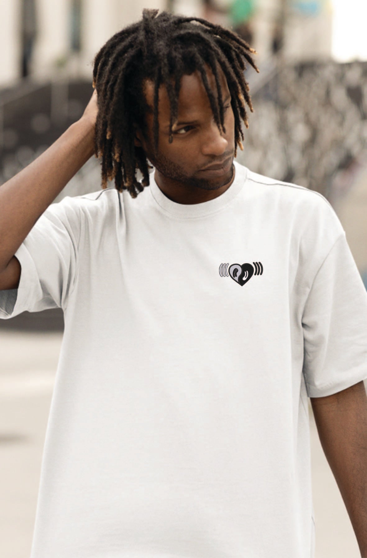 Hidden Frequencies - Oversized Heavy T-Shirt