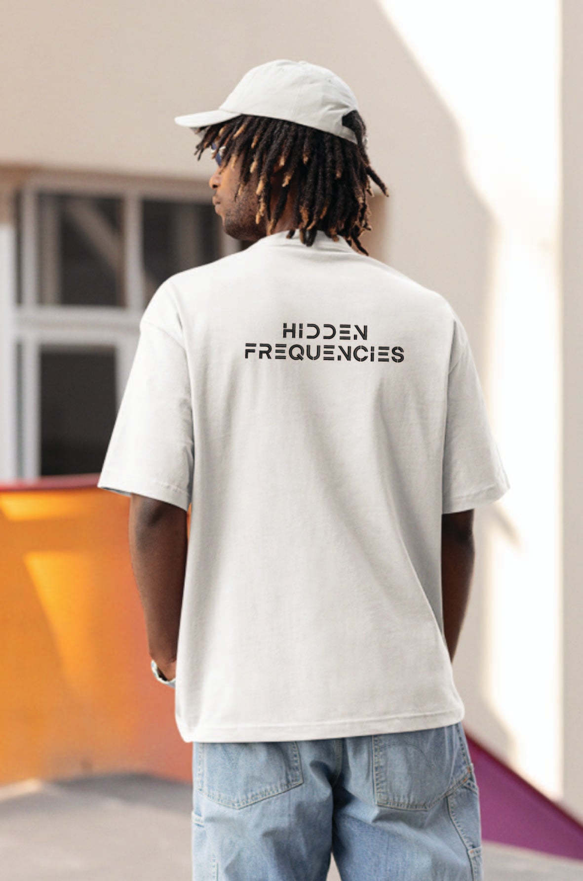 Hidden Frequencies - Oversized Heavy T-Shirt