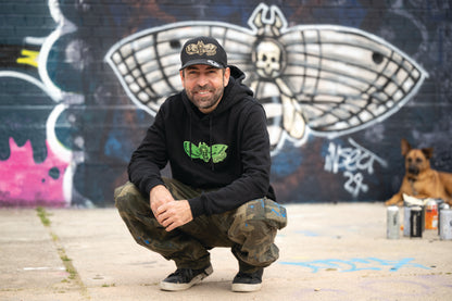 Insect Heavy Hoodie Embroidered