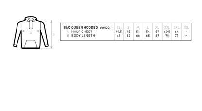 Reiki `QUEEN` Hooded Sweat Damen WW02Q