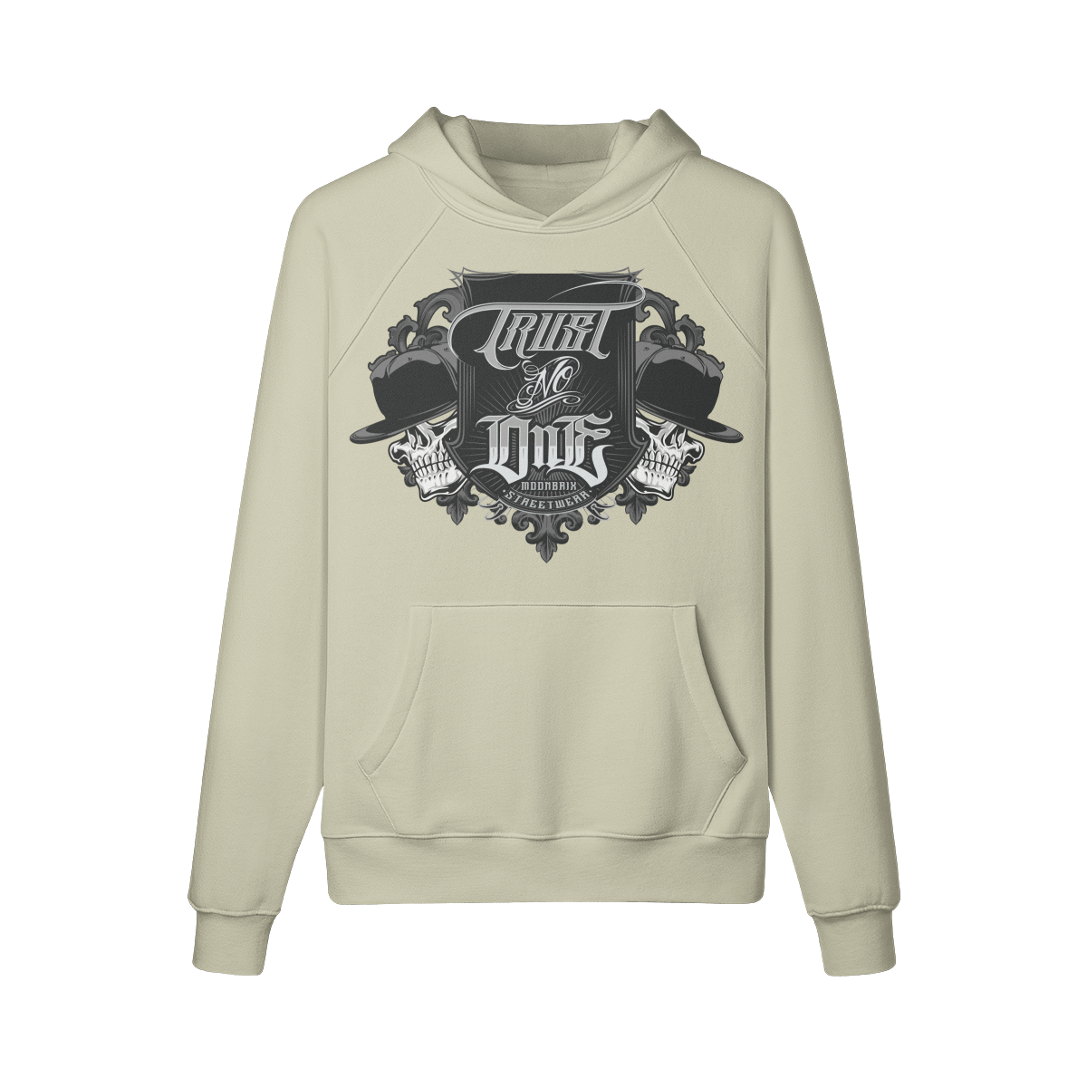 Moonbrix Trust no one - Super Heavyweight Hoodie